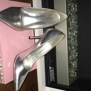 Silver heels